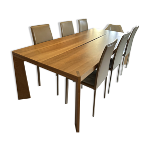 Table repas et chaises Roche Bobois