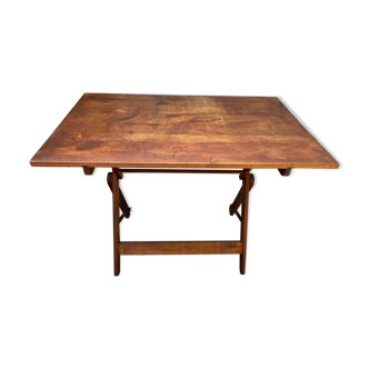 Table d'architecte  vintage en bois table de dessin 1930