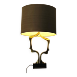 Bronze table lamp by Willy Daro, 1970s