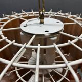 Murano Glass Tube Chandelier, Italy, 1970s