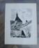 Original Indian ink drawing by Jean Villette (1913-2005)
