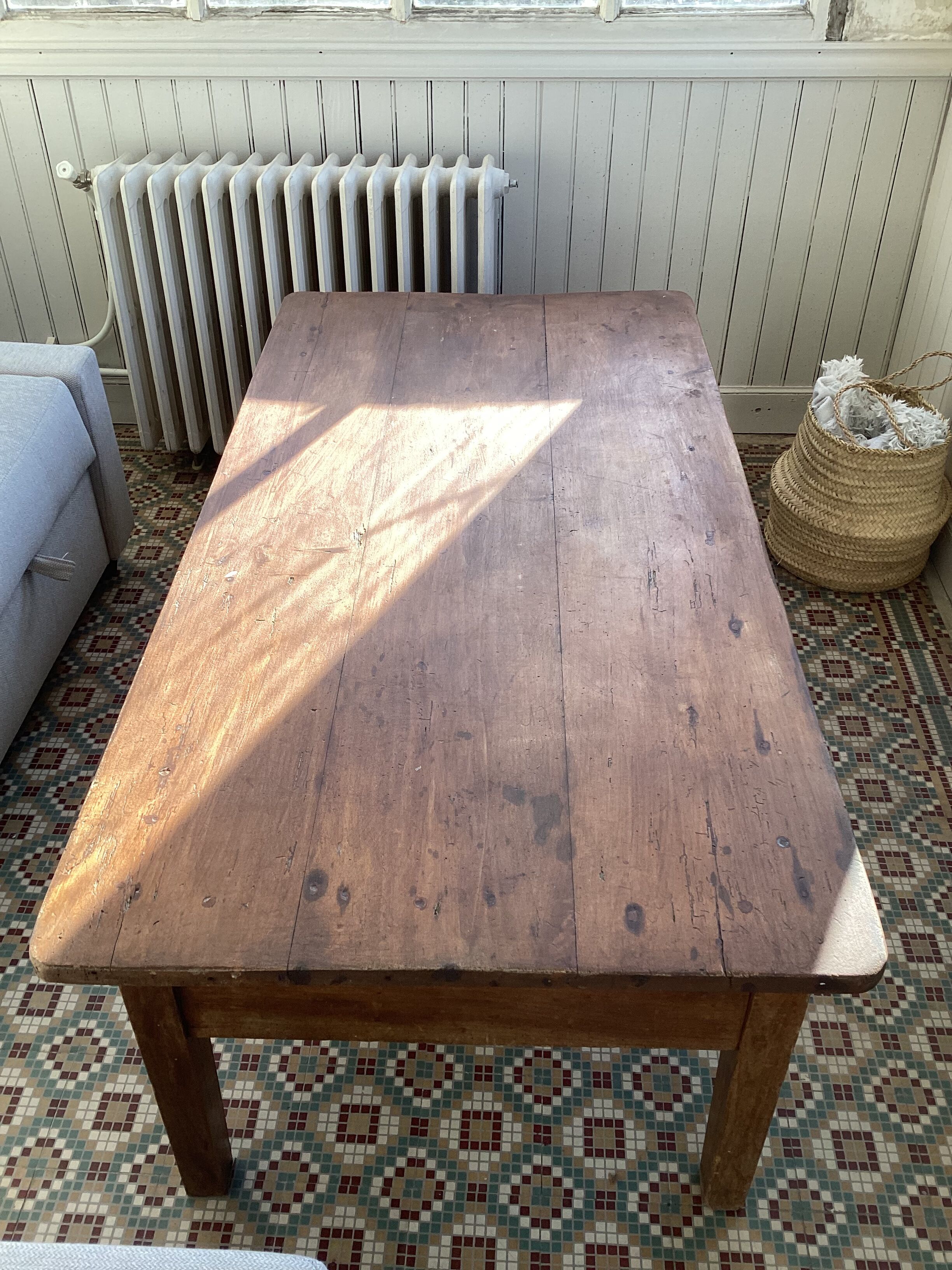 Oak coffee table