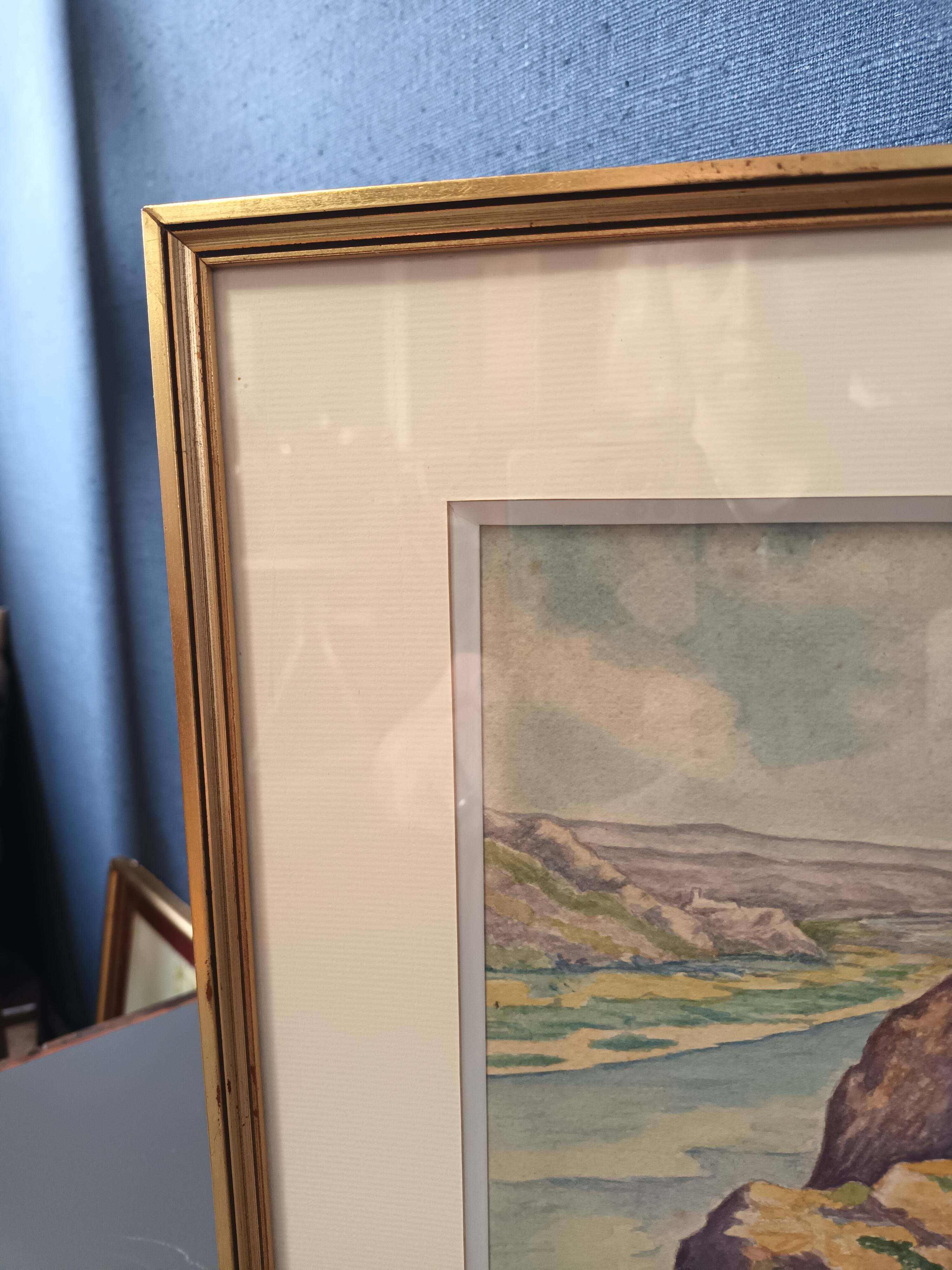 Watercolor signed M Jeannin