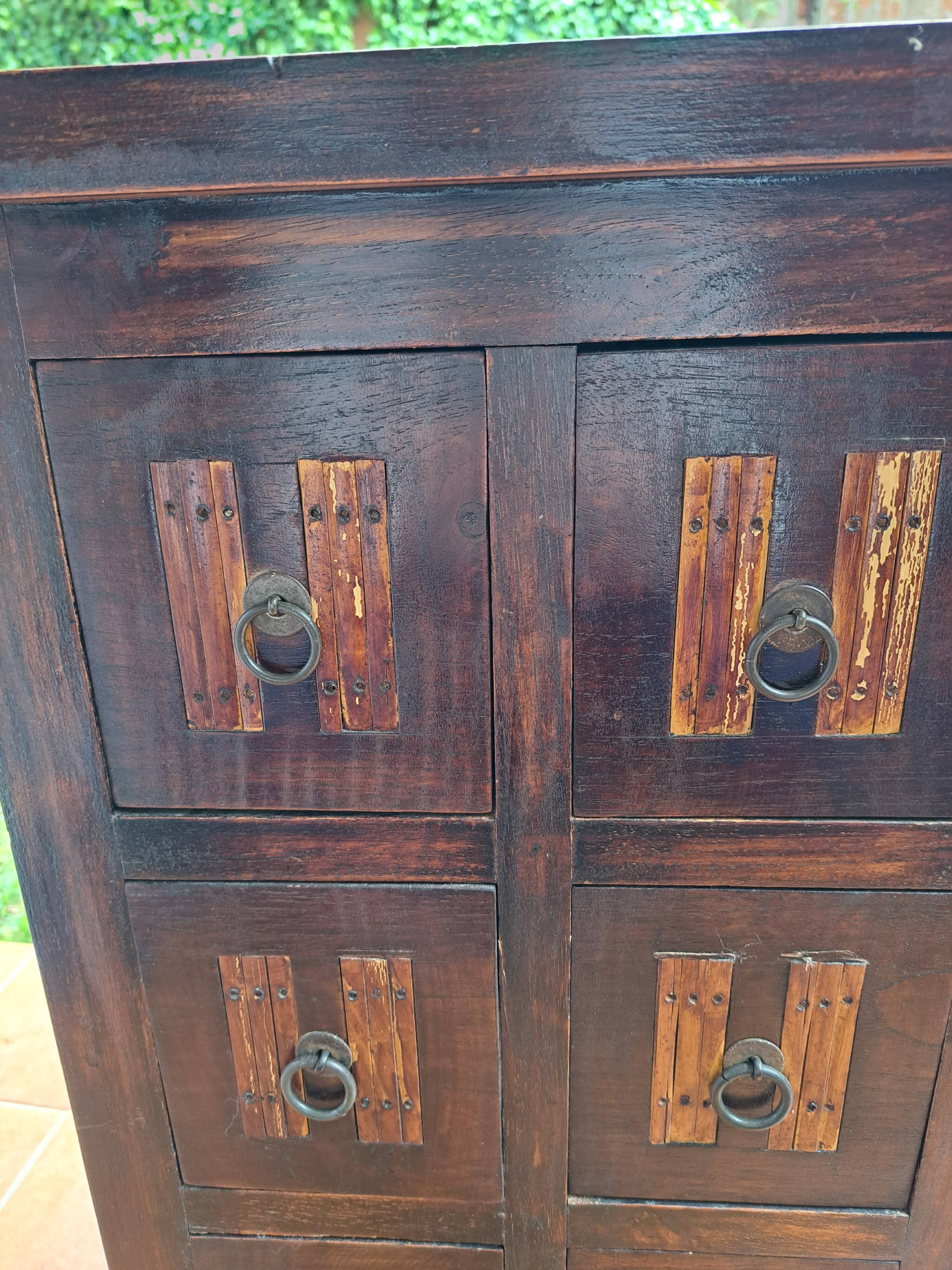 ASIAN FURNITURE WITH DRAWERS IN SOLID TEAK