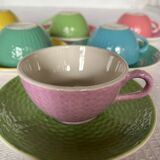 Series of 6 cups Digoin