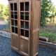 Bibliothèque vintage en hêtre à 2 portes