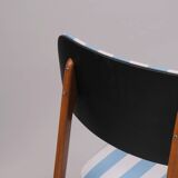Chaise années 60 retapissée