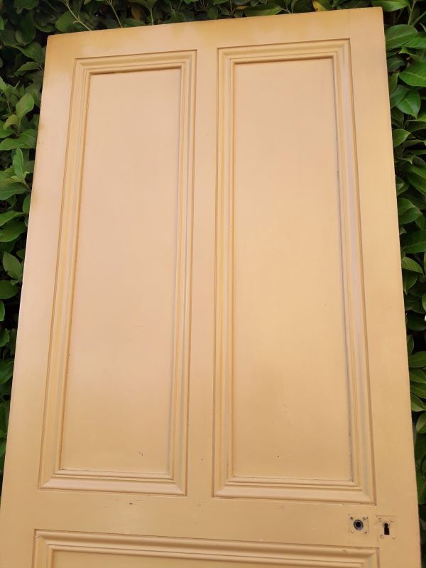 Landing door 210,3x85,6cm old molded