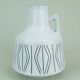 Ilkra  vase white glaze abstract sgraffito decor model no. 2007/20 50s/60s
