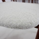 6 chairs in sheepskin fabric upholstery denmark
