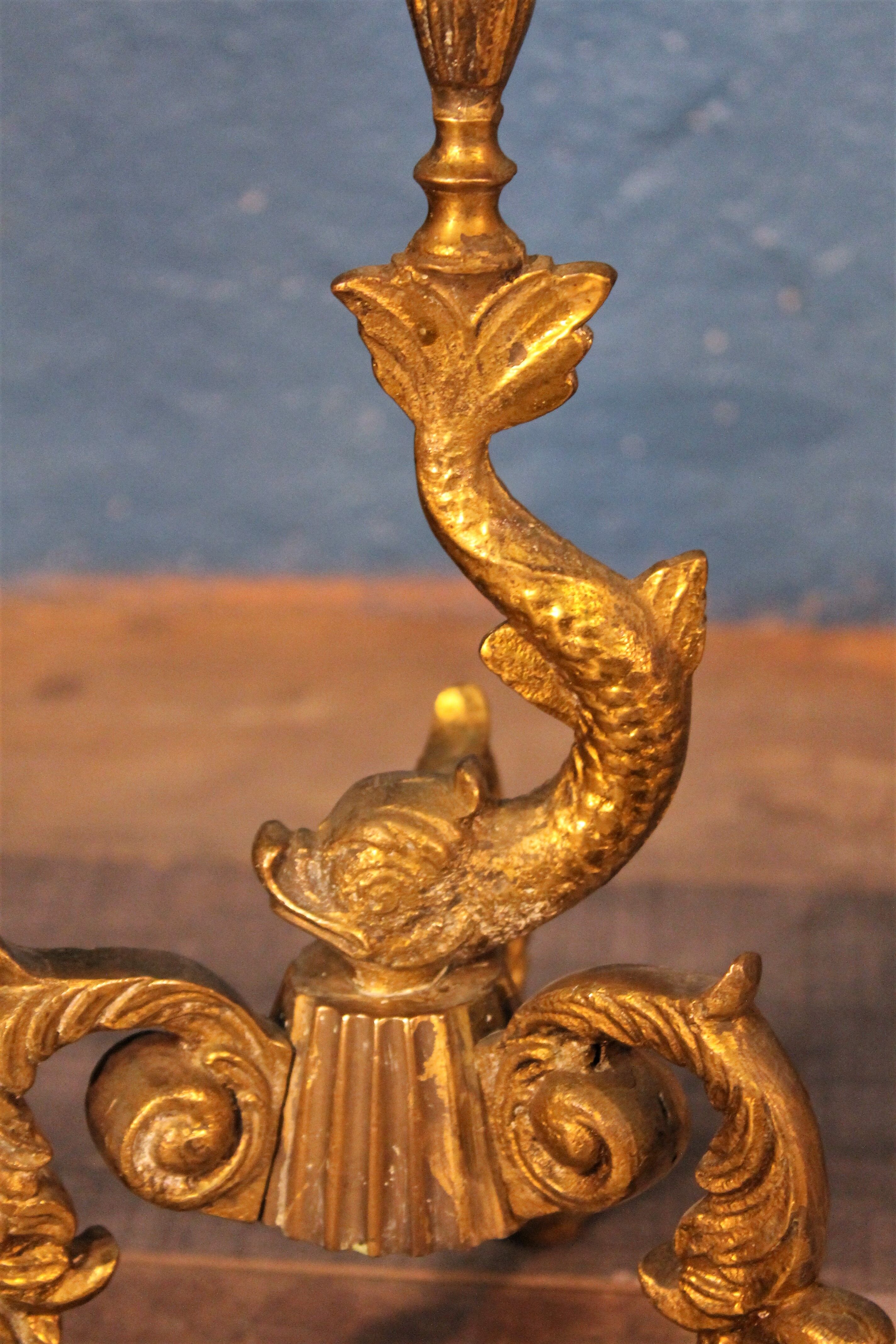 Stone and  bronze side table 19th