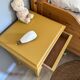 Honey yellow bedside table