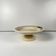 Longwy compote dish, early 20th century, floral decoration.