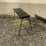 Vintage sofa end review door scoubidou wood tablet and lamp holder