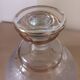 Antique carafe, made of glass.