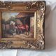 Oil painting on panel