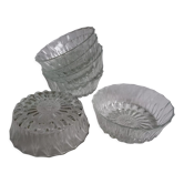 6 coupelles en verre Italie