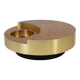 Trg" circular coffee table with bar by willy rizzo, 1970