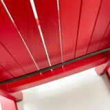 Chaise pliante rouge