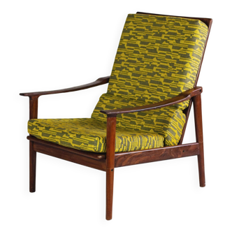 Fauteuil scandinave danois vintage en teck, 1960