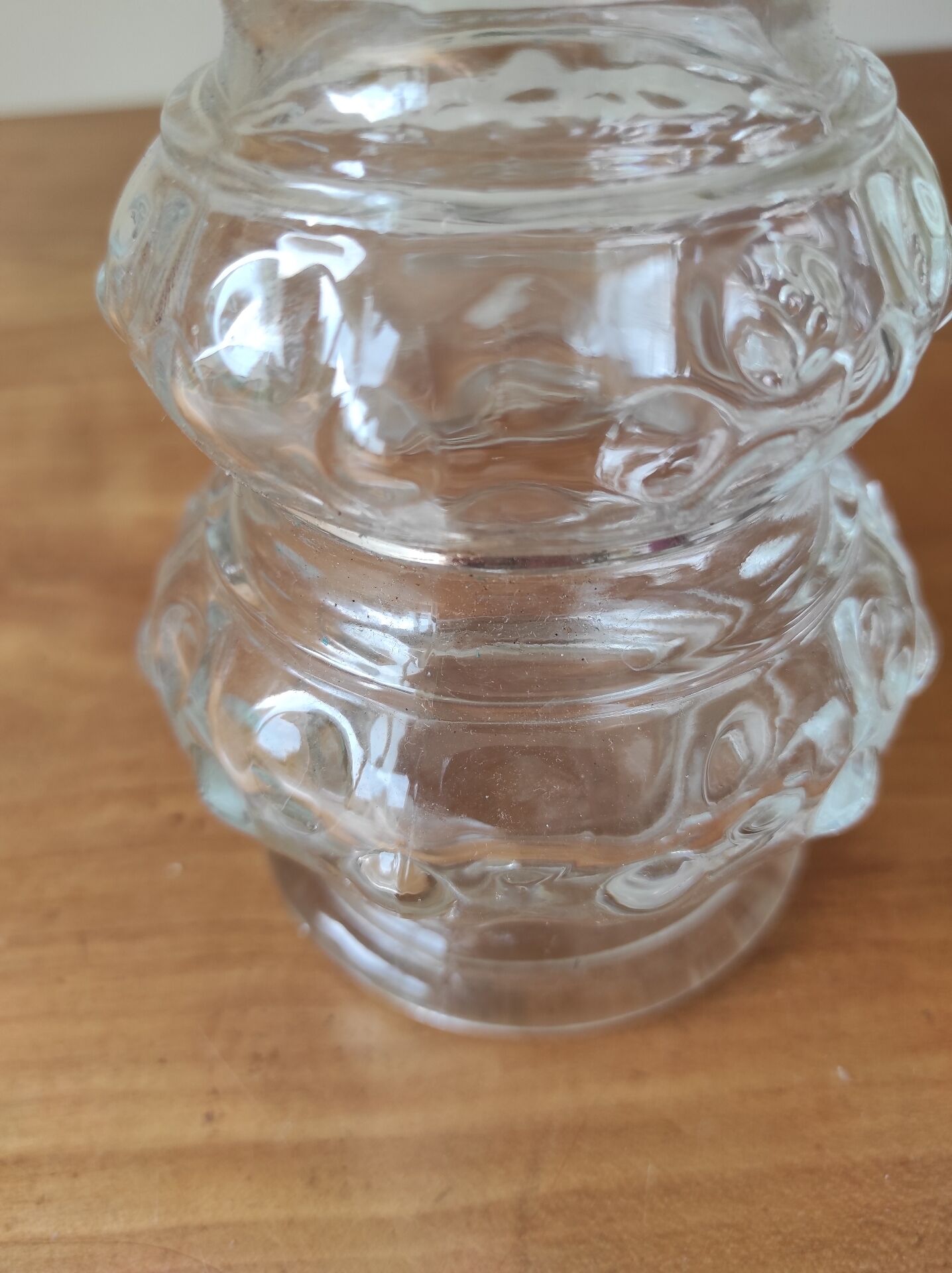 Vintage glass carafe 0.375 L