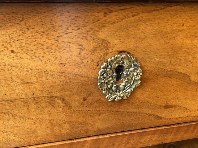 Commode with marble top