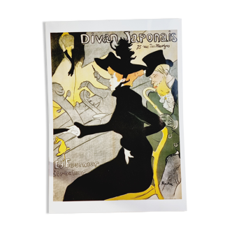 Affiche poster Henri Toulouse Lautrec Divan Japonais