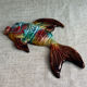 Glazed ceramic fish