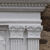 Bas-relief in plaster