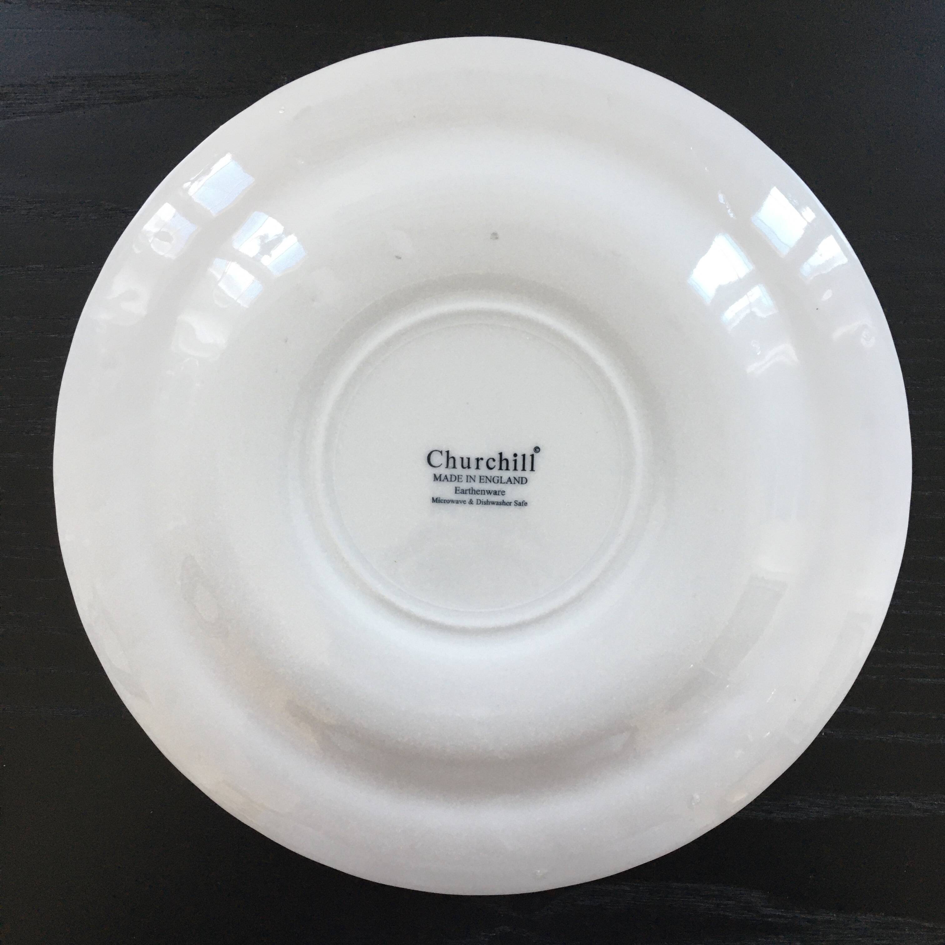 Lot de 4 assiettes en porcelaine anglaise