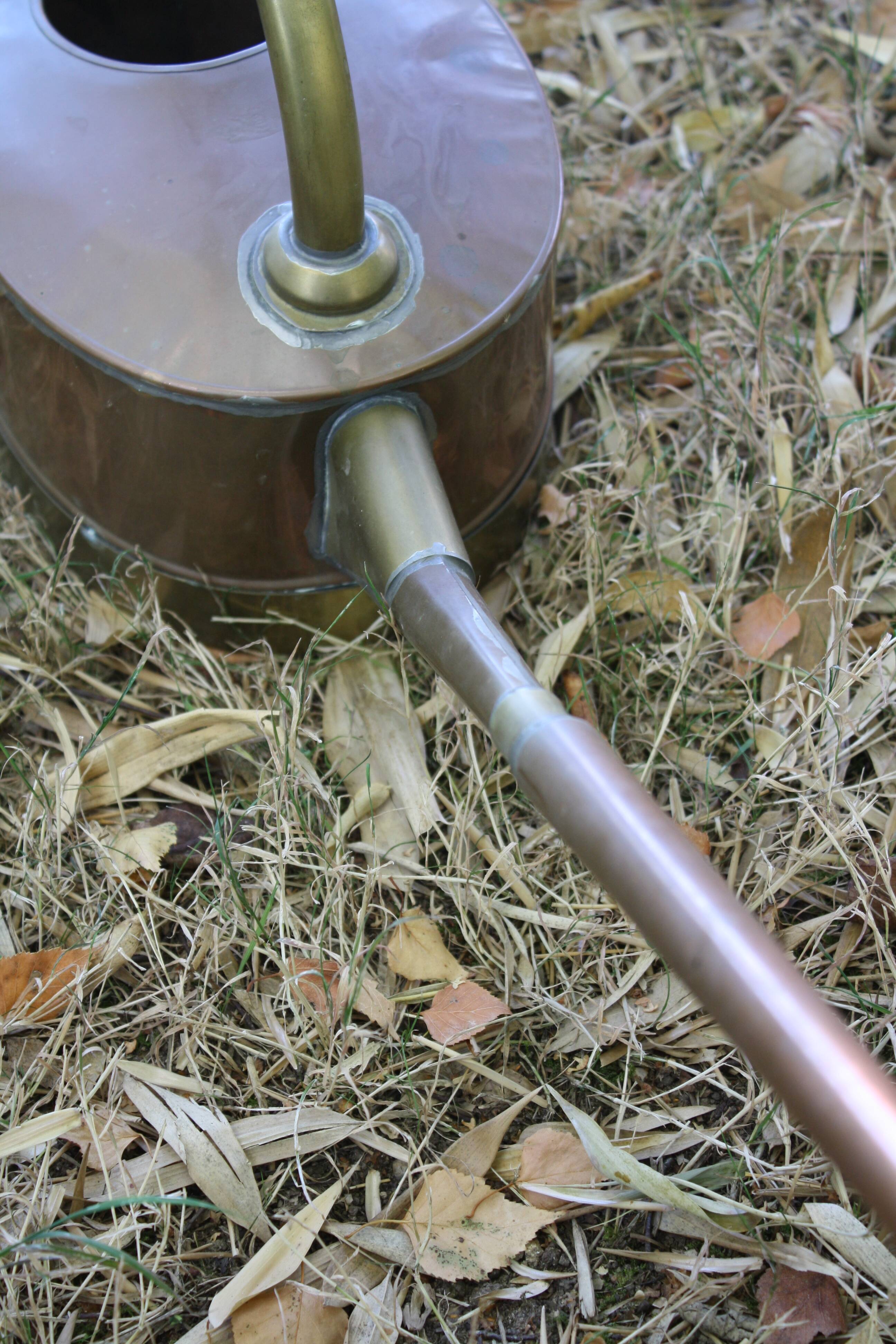 Vintage copper watering can