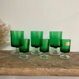 6 LUMINARC “cavalier” glasses