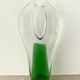 Czech Art Glass Vase, Centerpiece by Pavel Juda for Beranek Glass, 1985