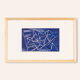 Netz, Wood Cut on Paper, 57 x 36 cm