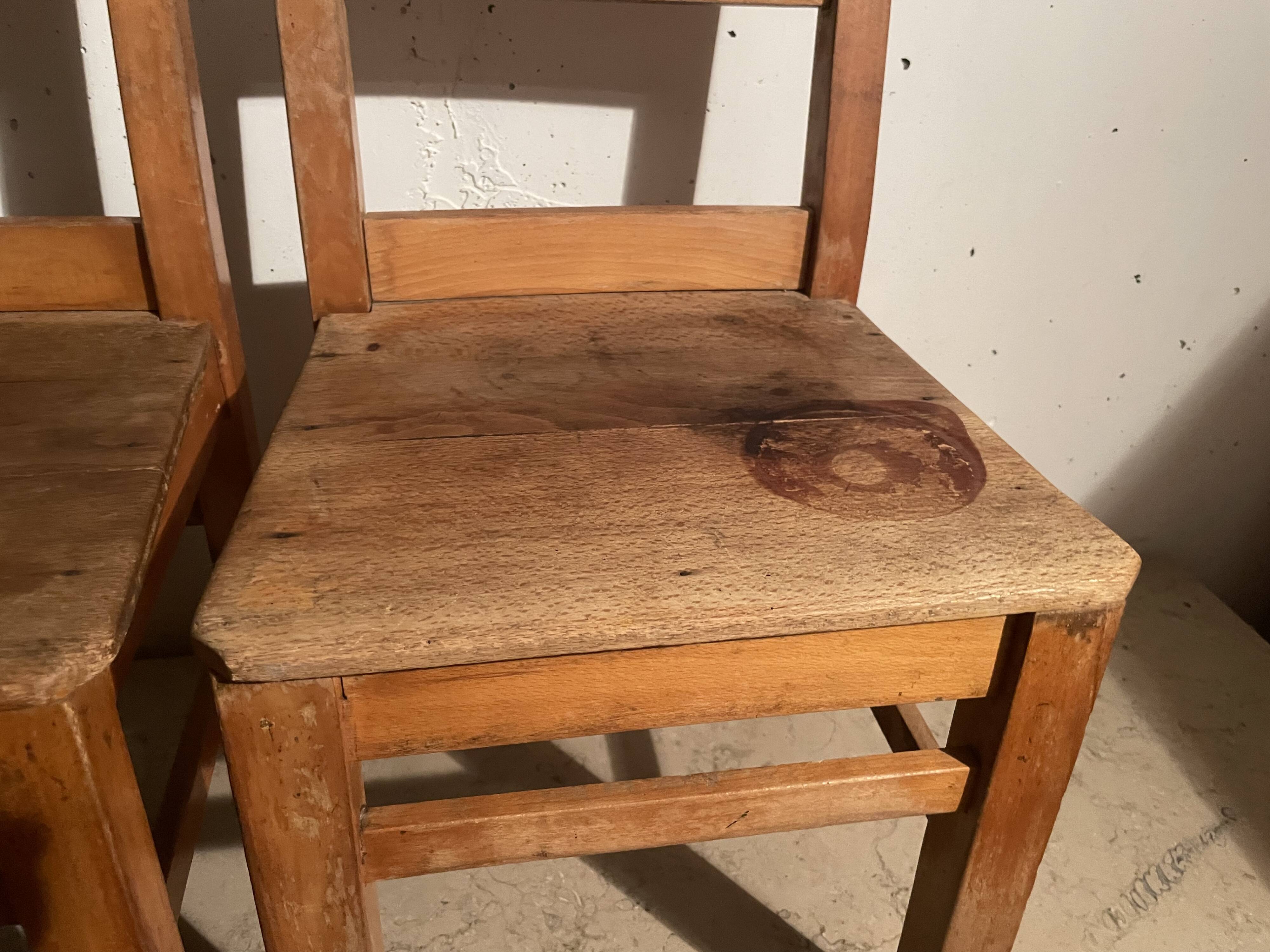 Pair of children's chairs from the 1950s