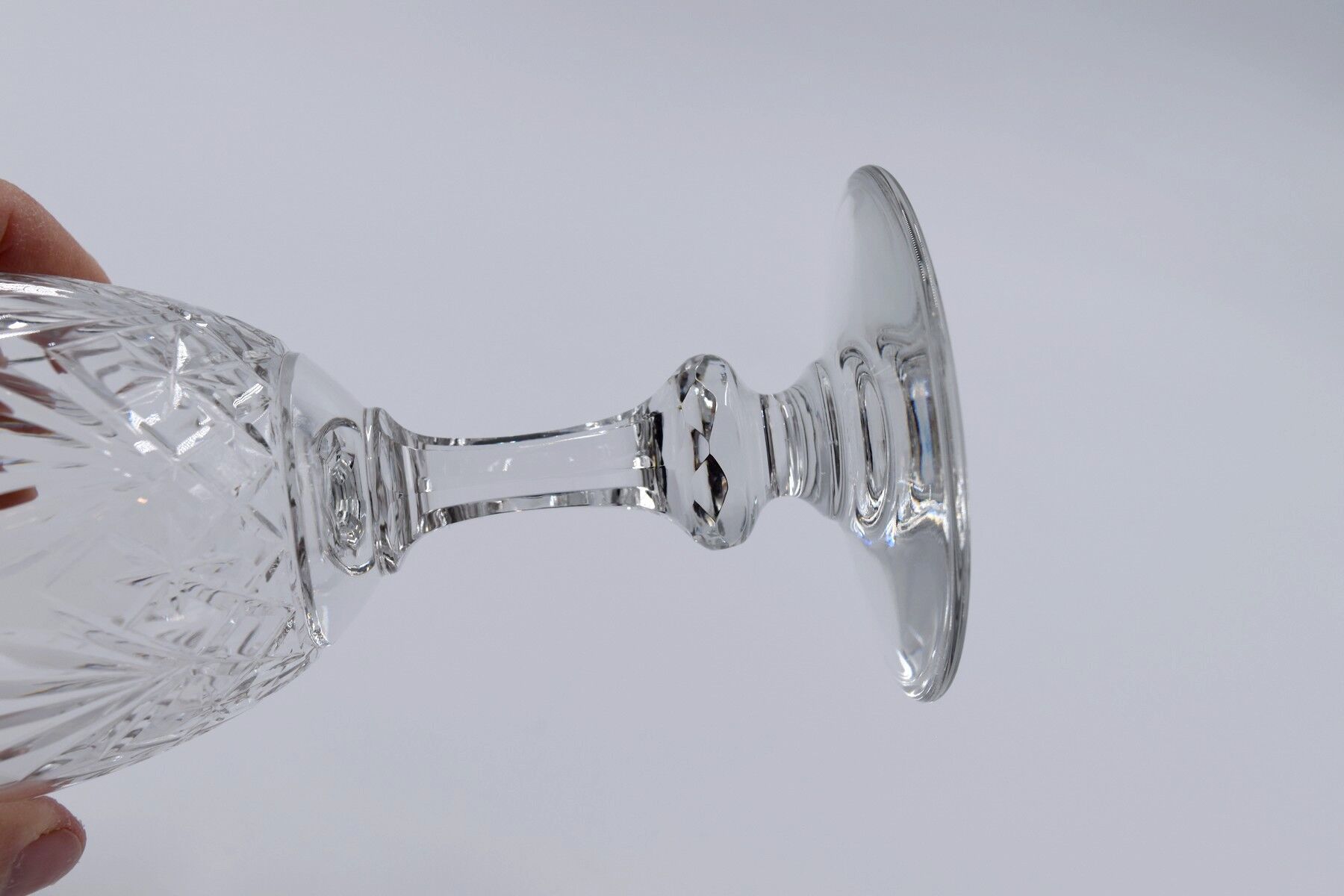 6 Saint Louis crystal water glasses Massenet model