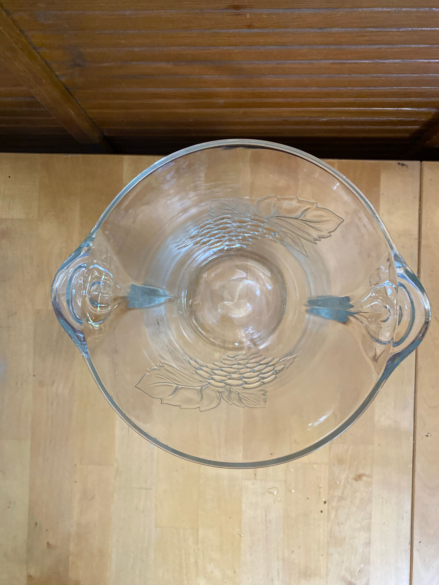 Champagne bucket chiller crescendo glass mould decor grape wine