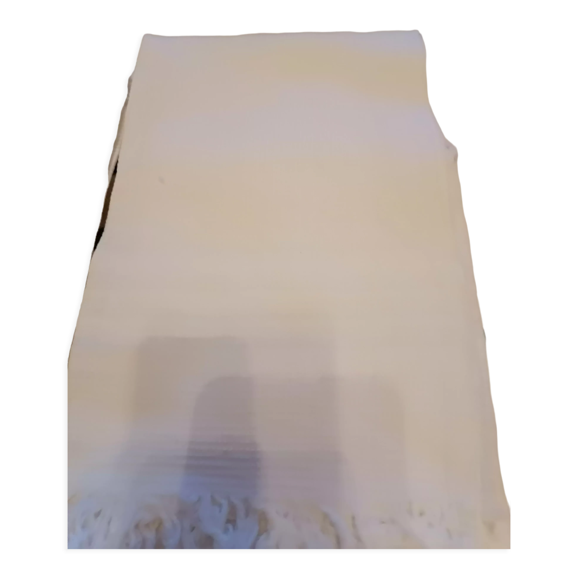 Set of 6 towels cotton i honeycomb fringes 1930 50