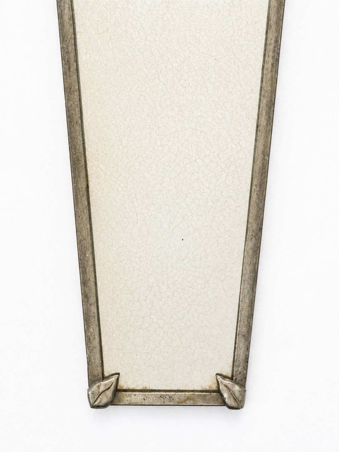 Table or wall mirror in pewter by Svenskt Tenn, Swedish Grace style 1920s-1
