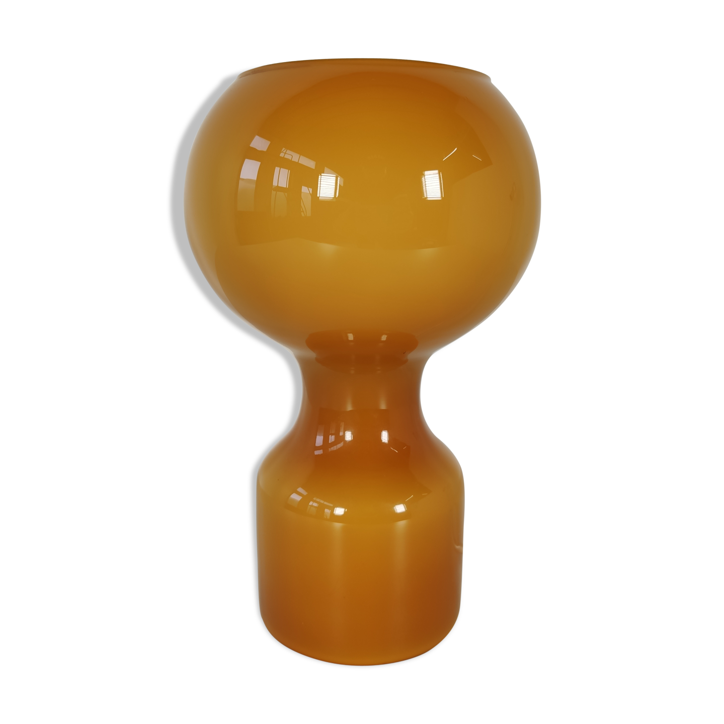 Vintage glass table lamp by Jean Paul Emonds-Alt for Philips 1960s