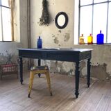Napoleon Antique blackened wooden desk