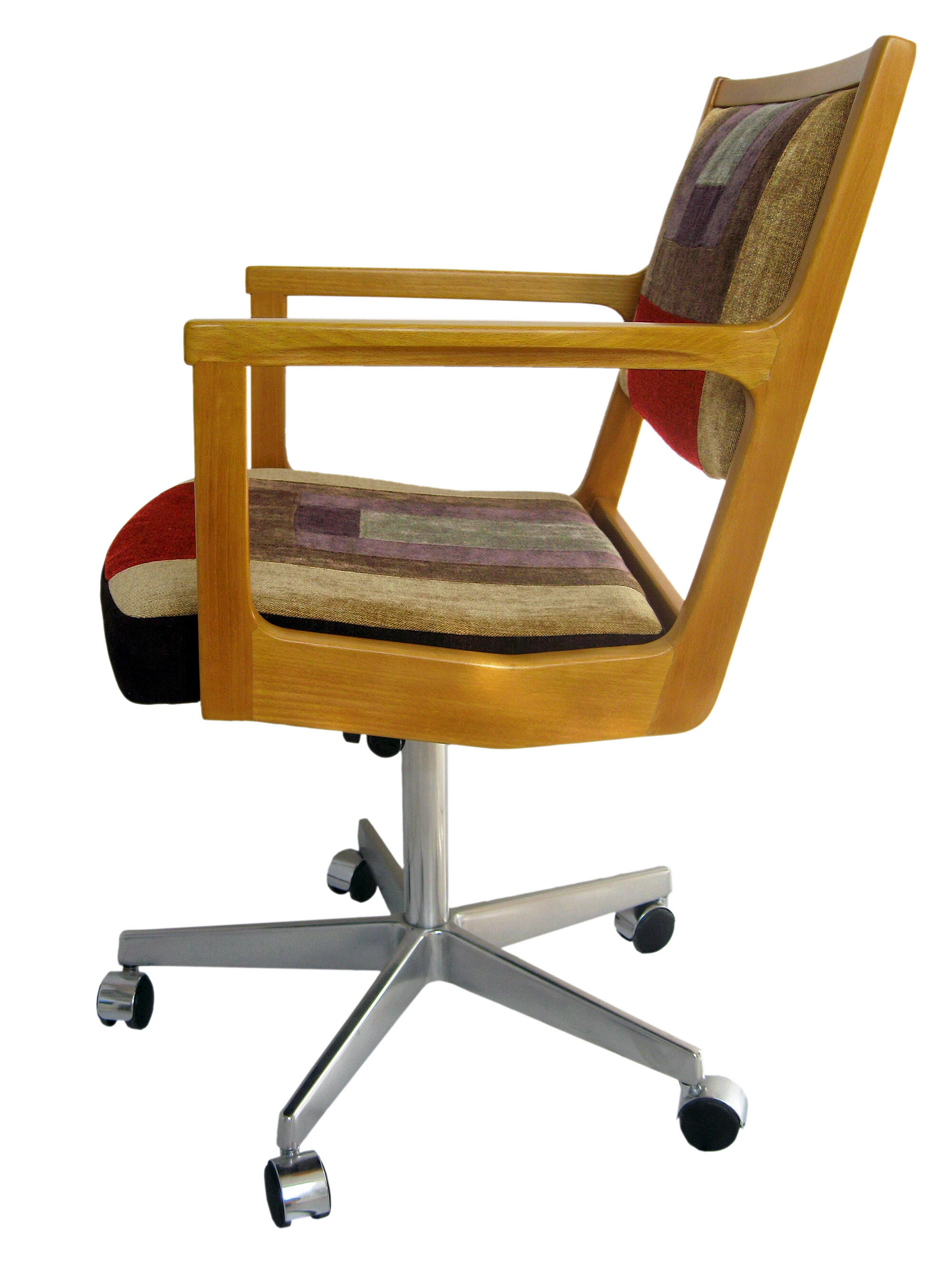 Vintage office chair with wheels