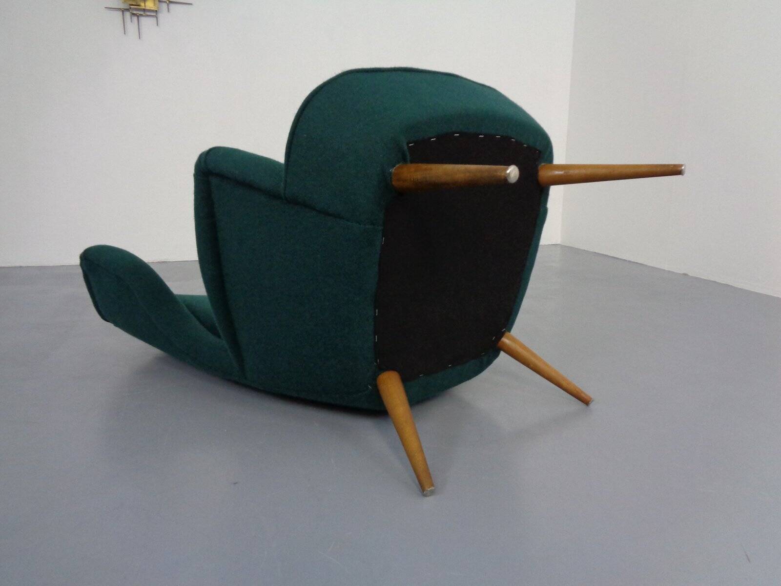 French Kvadrat Tonica Wingback Chair, 1950s