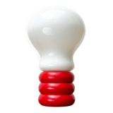 Giant table lamp or floor lamp in the shape of a light bulb from the mid-century German space age by Ingo Maurer for M Design, 1960s.