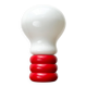 Giant table lamp or floor lamp in the shape of a light bulb from the mid-century German space age by Ingo Maurer for M Design, 1960s.