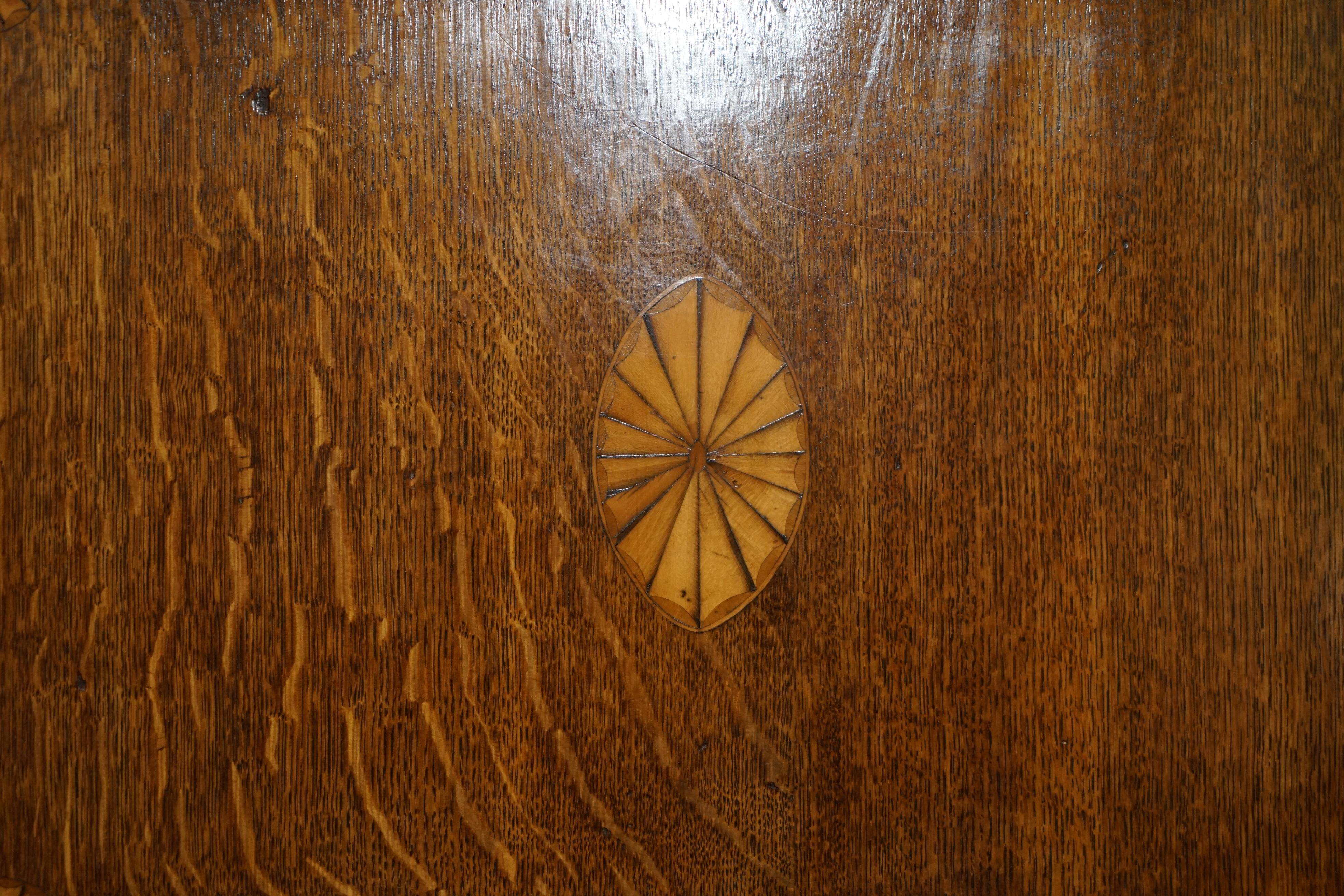 Antique Sheraton wardrobe from around 1800 with drawers - George III