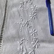 Drap 2 places monogramme MC