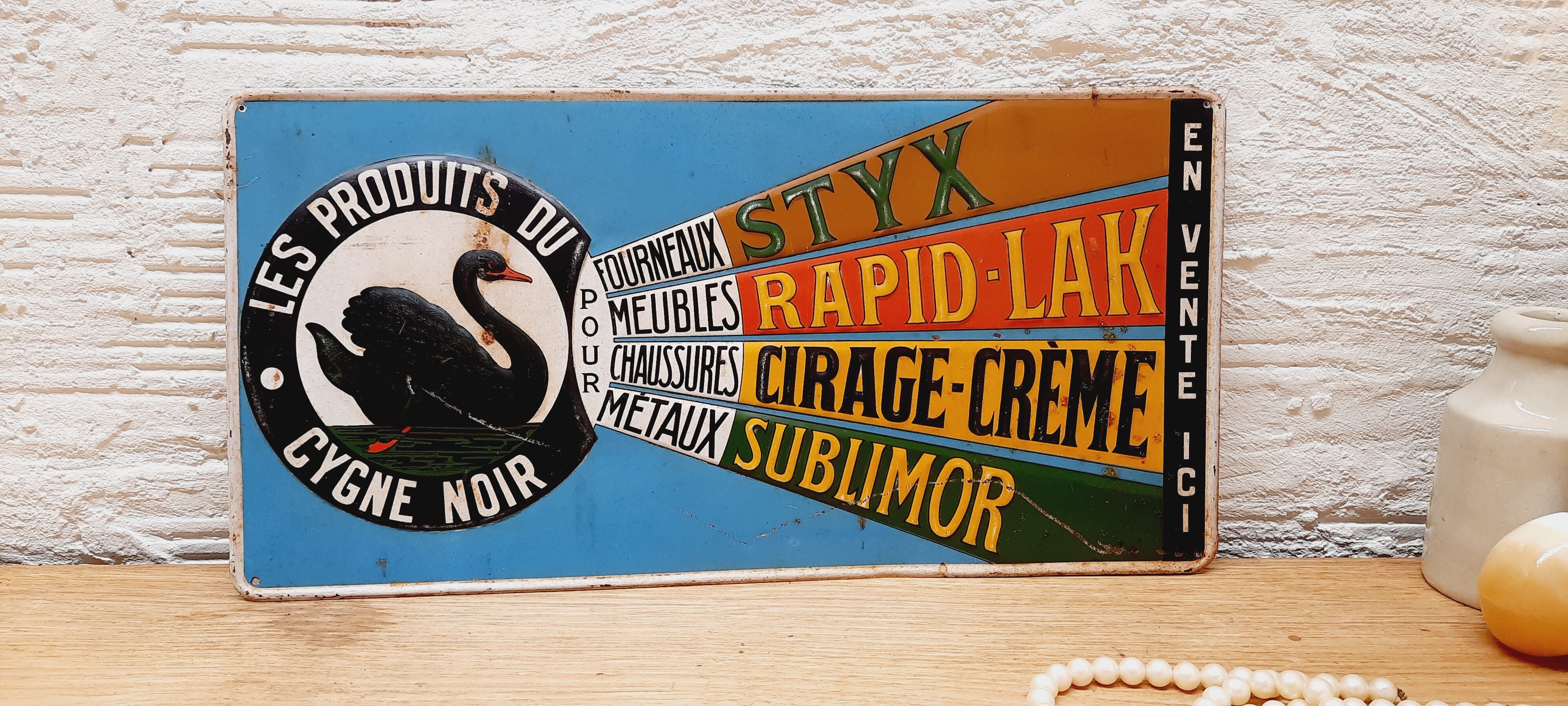 Painted sheet metal the black swan