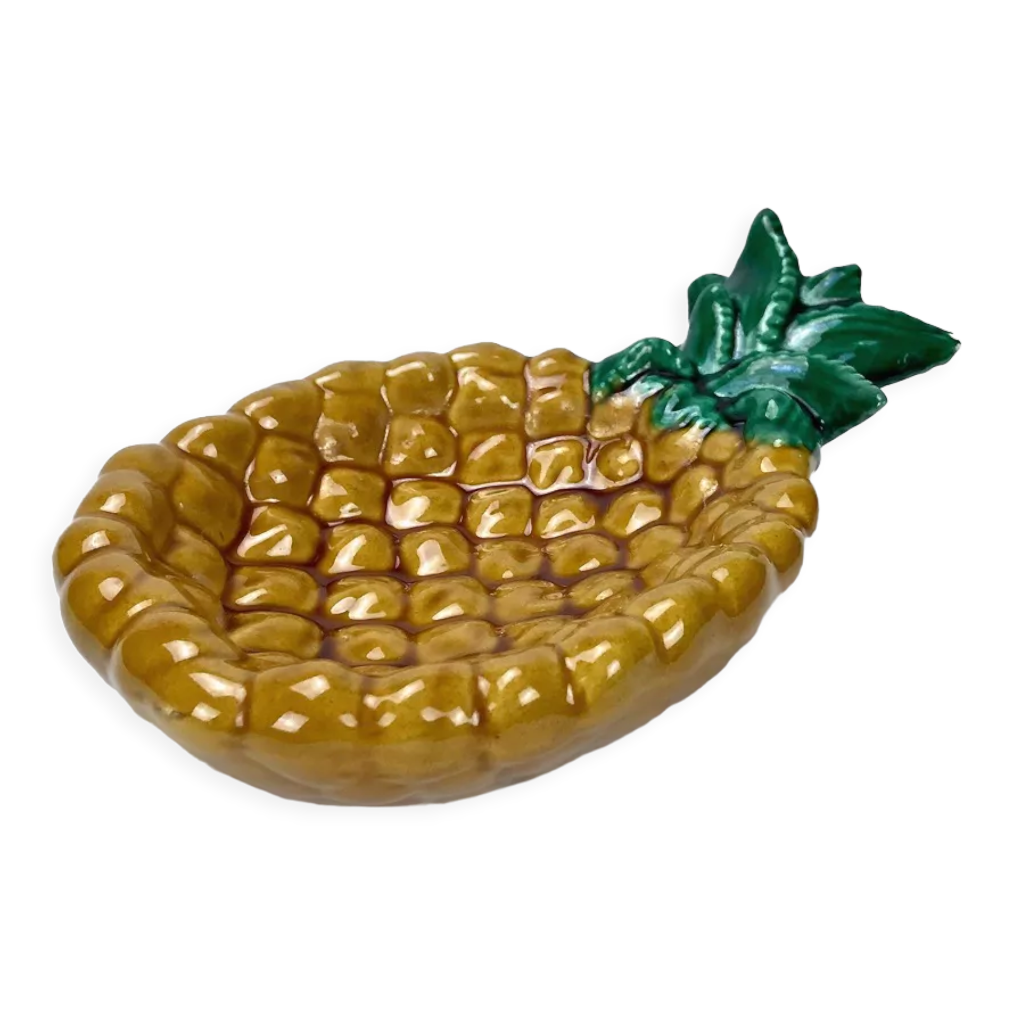 Pineapple cup in slurry Vallauris 60s