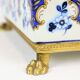 Florentine mtc box jewelery trinket italian hand painted claw feet 15cm